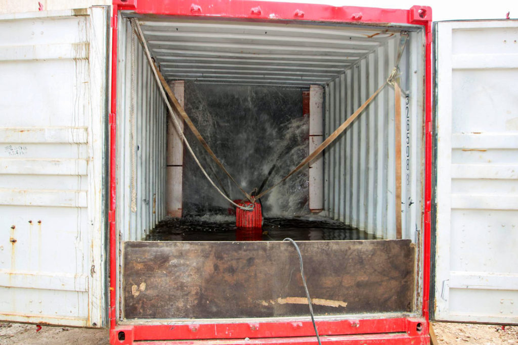 MB Spezialabbruch - Milestones: Hydroshield / Hydrocontainer