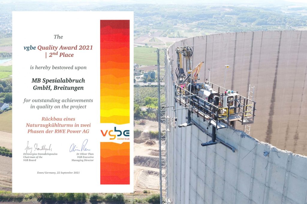vgbe Quality Award 2021