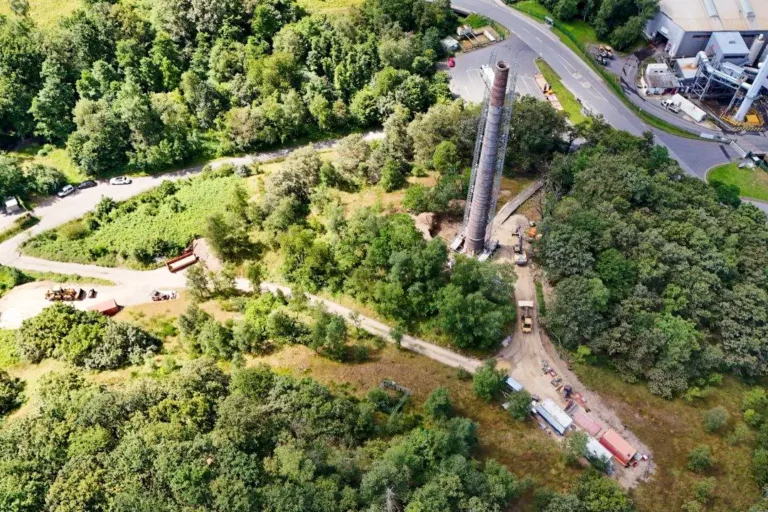 Projects: Chimney dismantling, Westerwald