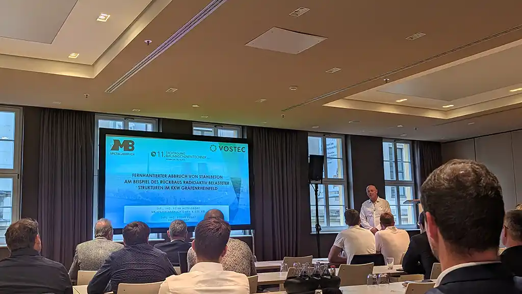 Dipl.-Ing. Peter Mittelsdorf bei seiner Präsentation
